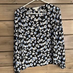 J Crew Floral Blouse